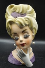 Rare 1950s Vintage Trimont Ware-Japan Head Vase 7