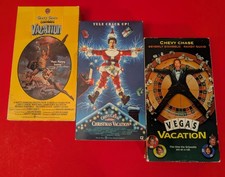 National Lampoon's Vacation VHS Lot of 3 - Original / Christmas / Vegas