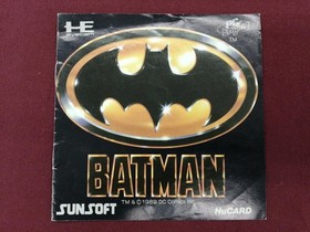 SUNSOFT PC Engine Hu Card Soft Batman Used
