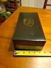 Griffon Box w/Poker Set Chips, Cup, Old Dice, 2 Decks Cards, Lock, Key Complete  — photo 8