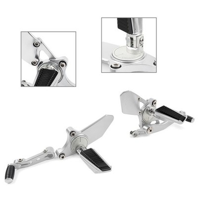 Foot Pedal Shift Hebel Bremspedalkit Silber für BMW R9T R Nine T 2021+ Motor