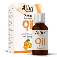 Allin Exporters Orange Essential Oil, 15ml