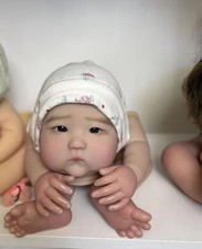 19inch Reborn Doll Kits Unassembled Painted Doll Soft Vinyl Newborn Baby NO HAIR