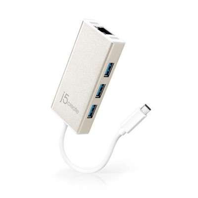 J5CREATE JCH471 USB type-C multiadapter with 3 USB 3.0