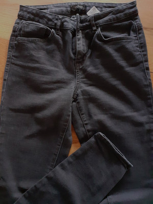 Tom Tailor Damen Jeans Alexa Skinny, Schwarz, Gr. 27   Top Zustand