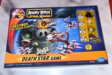 ANGRY BIRDS STAR WARS JENGA GAME  Hasbro  complete  barely used 