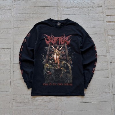 Vintage Suffocation Come Be One With Suffering Long Sleeve Shirt Size S Black