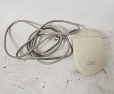 Vintage IBM Two-Button 13H6690 PS/2 Mechanical Ball Mouse
