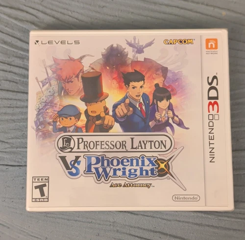 New ListingCapcom Professor Layton vs Phoenix Wright Ace Attorney Nintendo 3DS Puzzle