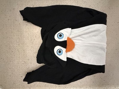 Penguin Black Unisex Costume Kigurumi 0nesie Pajamas One size fits all