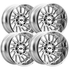 Set Of 4 Vision 306 Rapier 20x12 5x5.5 -51mm Chrome Wheels Rims 20 Inch