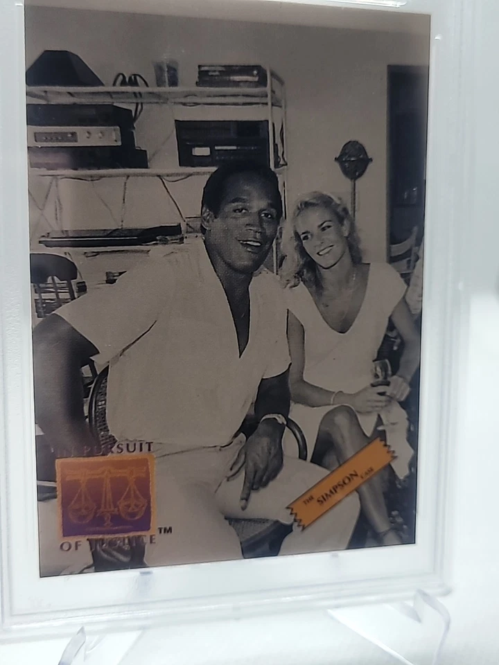 1994 In Pursuit Of Justice O. J. & Nicole #P2 ПРОМО PSA 10💎💎 POP 3 🔥🔥 РЕДКАЯ💎 - Изображение 3 из 4