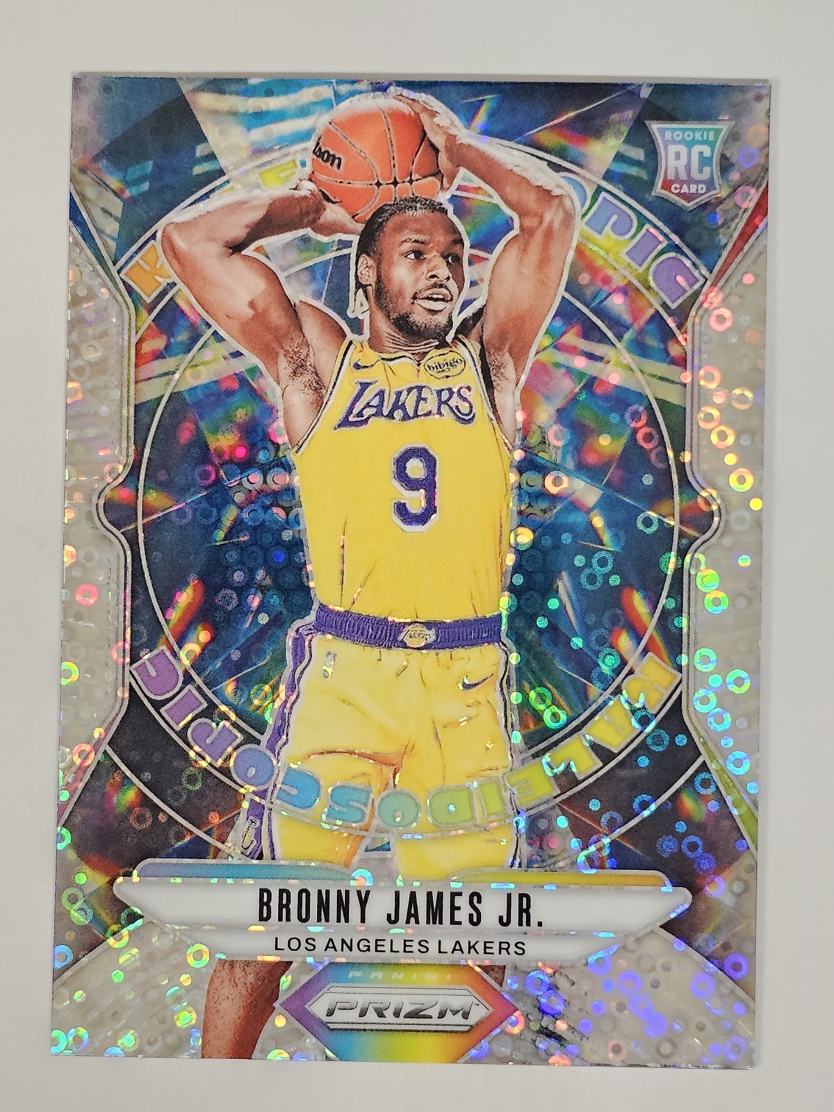 2024-25 Panini Prizm Kaleidoscopic Fast Break Bronny James Jr #17 Rookie RC