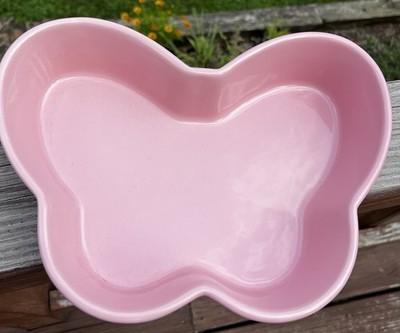 Butterfly Chantal Ceramic bake pan Pink Ceramic Baking Dish Casserole 1.25 Qt