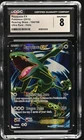 Pokemon Rayquaza EX (104 Full Art) 104/108 Roaring Skies Holo CGC 8