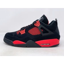Air Jordan 4 'Red Thunder' Black Sneakers, Size 14 CT8527-016 BNIB
