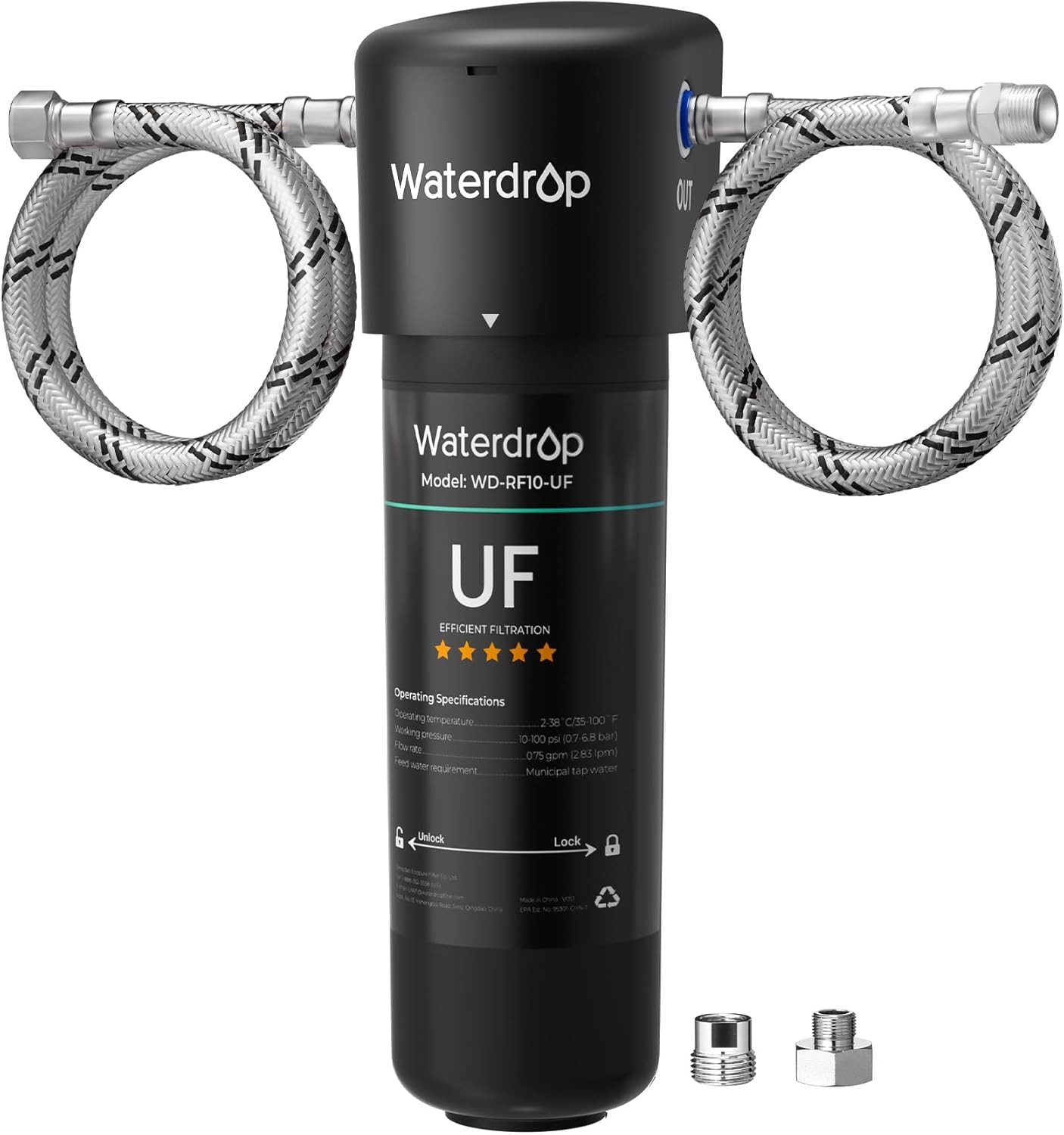 Waterdrop 10UA-UF Filtro Acqua Sottolavello 0,01μm | Bevi Sano a Casa