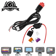 Ulepszony kabel zasilający 000-14041-001 do Lowrance HDS, Elite FS / Ti2, hak, znak