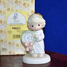 Precious Moments 1998 TIME FOR A HOLY HOLIDAY  CHRISTMAS ANGEL 455849