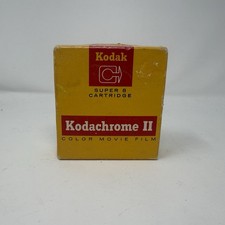 Kodak KODACHROME II Super 8 Cartridge Color Movie Film KA464 50 Ft EXP 1970
