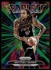 2022 Panini Prizm WNBA Fearless Prizms Green #9 Brittney Griner