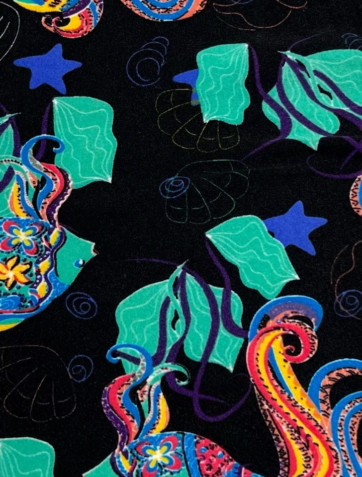 Leggings LuLaRoe OS Talla Única Tropical PEZ DORADO Beta Pez Brillante Colorido Arco Iris Foto 3 de 4