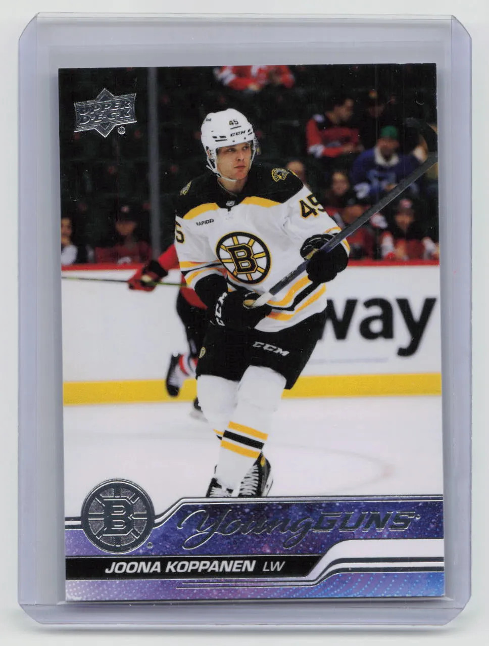 2023-24 Upper Deck Series 1 Young Guns Joona Koppanen #203 RC