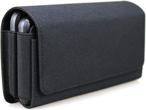 Dual Phone Holster Pouch Case for 2 Phones Double Decker Belt Clip Case for All
