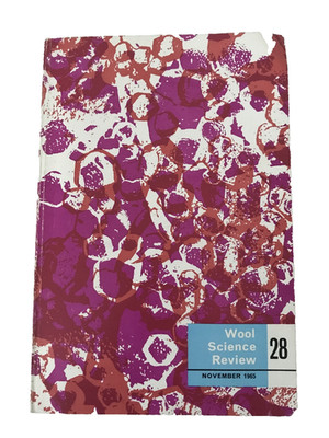 Wool Science Review NO 28 November 1965 Journal/Magazine
