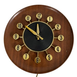 50's Starburst Clock | eBay