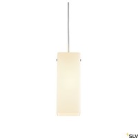 Weiß Chrom Moderne HäNgelampe Pendelleuchte 1X40W/E27 IP20 9,5X9,5X25 [Cm]