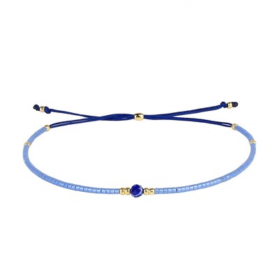 Charm Crystal Bracelets Boho Beaded Thin Strings Bracelets Stack Bracelets For W