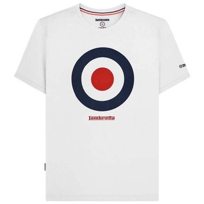 Lambretta Target Tee Herren T-Shirt weiß neu
