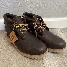 Timberland 1973 Newman Waterproof Chukka Boots Mens Size 7 Brown Leather NEW