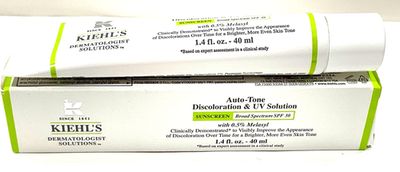 #ad Kiehl#x27;s Auto Tone Discoloration amp; UV Solution 1.4 oz SPF 30 New in Box free ship $26.89
