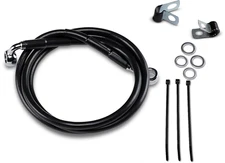 Drag Specialties Extended Stainless Steel Front Brake Line Kit 1741-2546