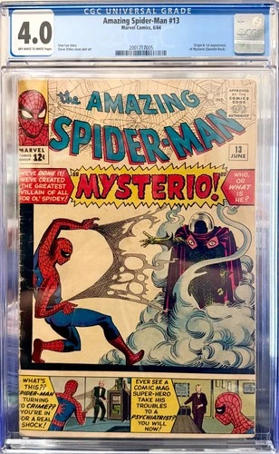 Amazing Spider-Man #13 CGC 4.0 1st Appearance Mysterio 1964 Comic Book