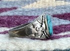 Vintage Native American Silver Turquoise Rings — photo 4