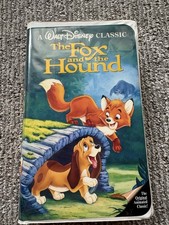 The Fox and the Hound 1994 VHS Black Diamond Edition Walt Disney Rare