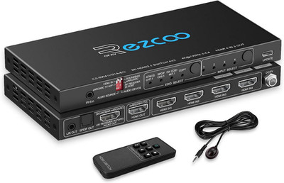 EZCOO 4K 120Hz eARC HDMI 2.1 Switch EZ-SW41H21A-EO