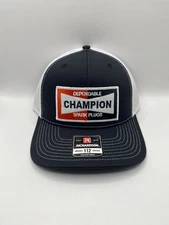 Champion Spark Plugs throwback hat, Richardson 112 snap-back.  NWT!