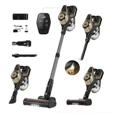 Cordless Vacuum Cleaner, 30Kpa Home Stick Vacuum, Smart Display & 1.5L Dust C...