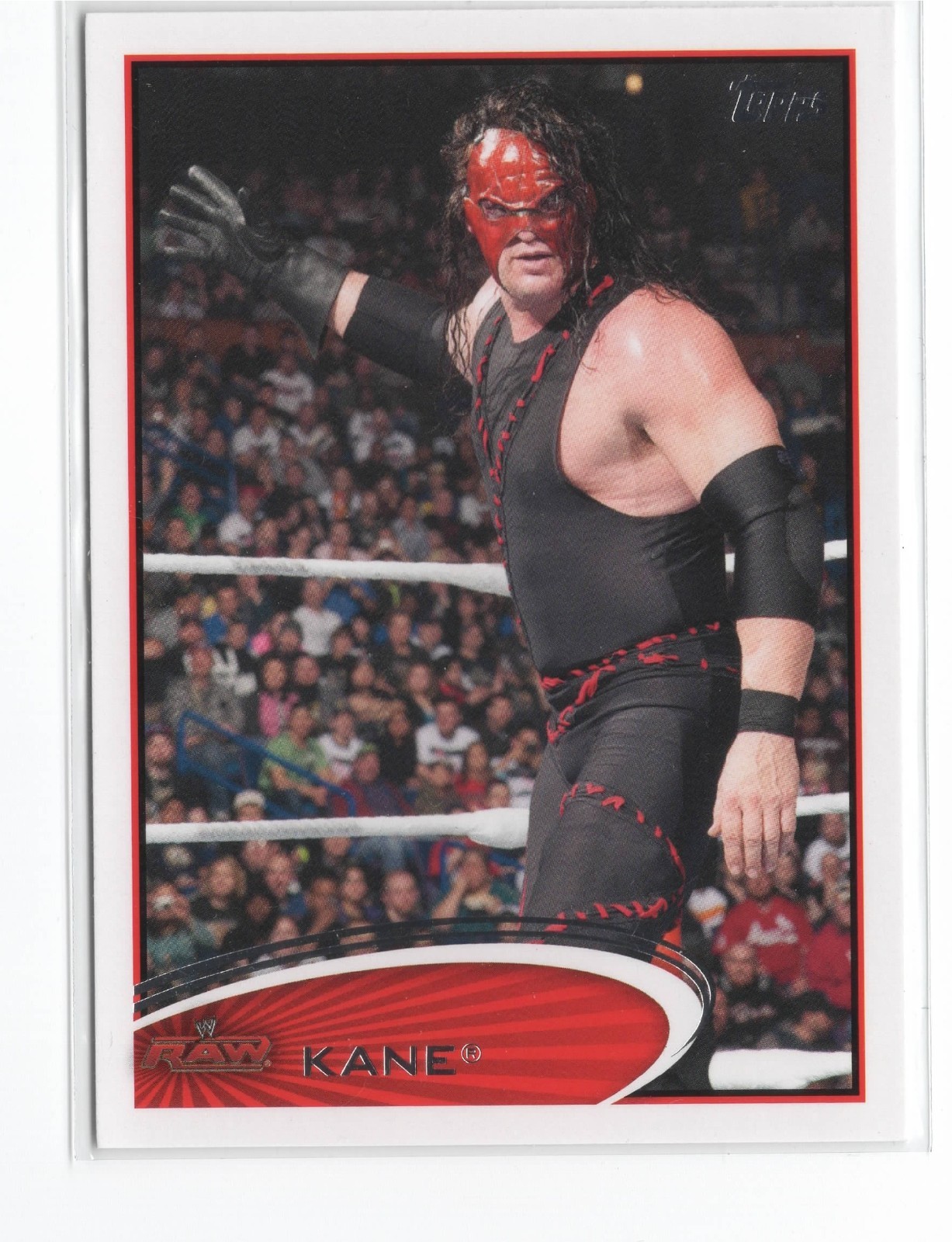 2012 Topps WWE Kane #25 Wrestling Card The Big Red Machine