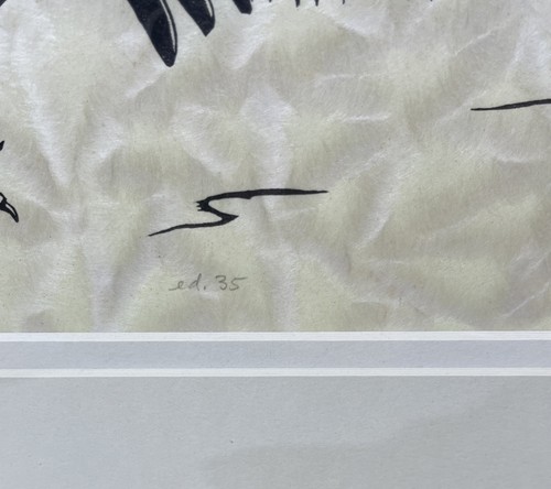 ART PRINT SIGNED AND NUMBERED LIMITED EDITION GOLDEN PHEASANT BY ELFRIEDE ABBE - Picture 3 of 8