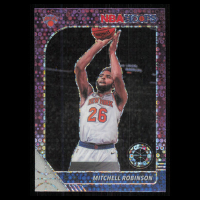 Mitchell Robinson #126 2019 Hoops Premium Stock Disco New York Knicks Basketball