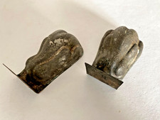 ANCIEN MOULE À CHOCOLAT OU MASSEPAIN ?FORME POULET ROTI FER BLANC ANTON REICHE ?