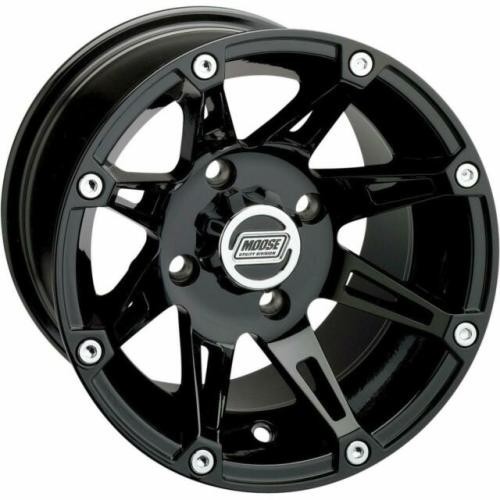 Moose Gloss Black Type 387X Wheel Moose 387MO147136GB4 - Picture 1 of 3