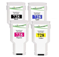 For HP 728 Any 2 Colors of Reman ink cartridge 300ml for HP DesignJet T730 T830