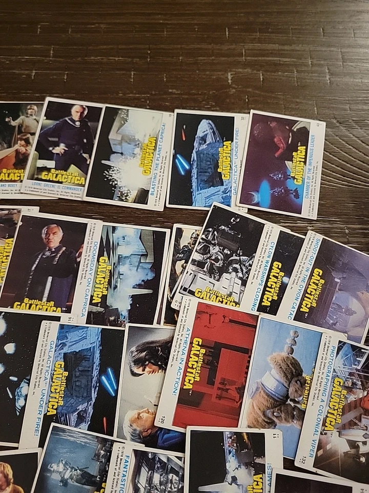 ¡40 tarjetas Topps Battlestar Galactica 1978 en total!! Foto 3 de 4