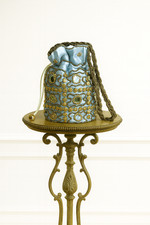 Pochette donna argento ricamata borsa per trasporto e festa un regalo etnico